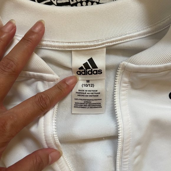 Adidas Track Jacket in White - Picture 2 of 3